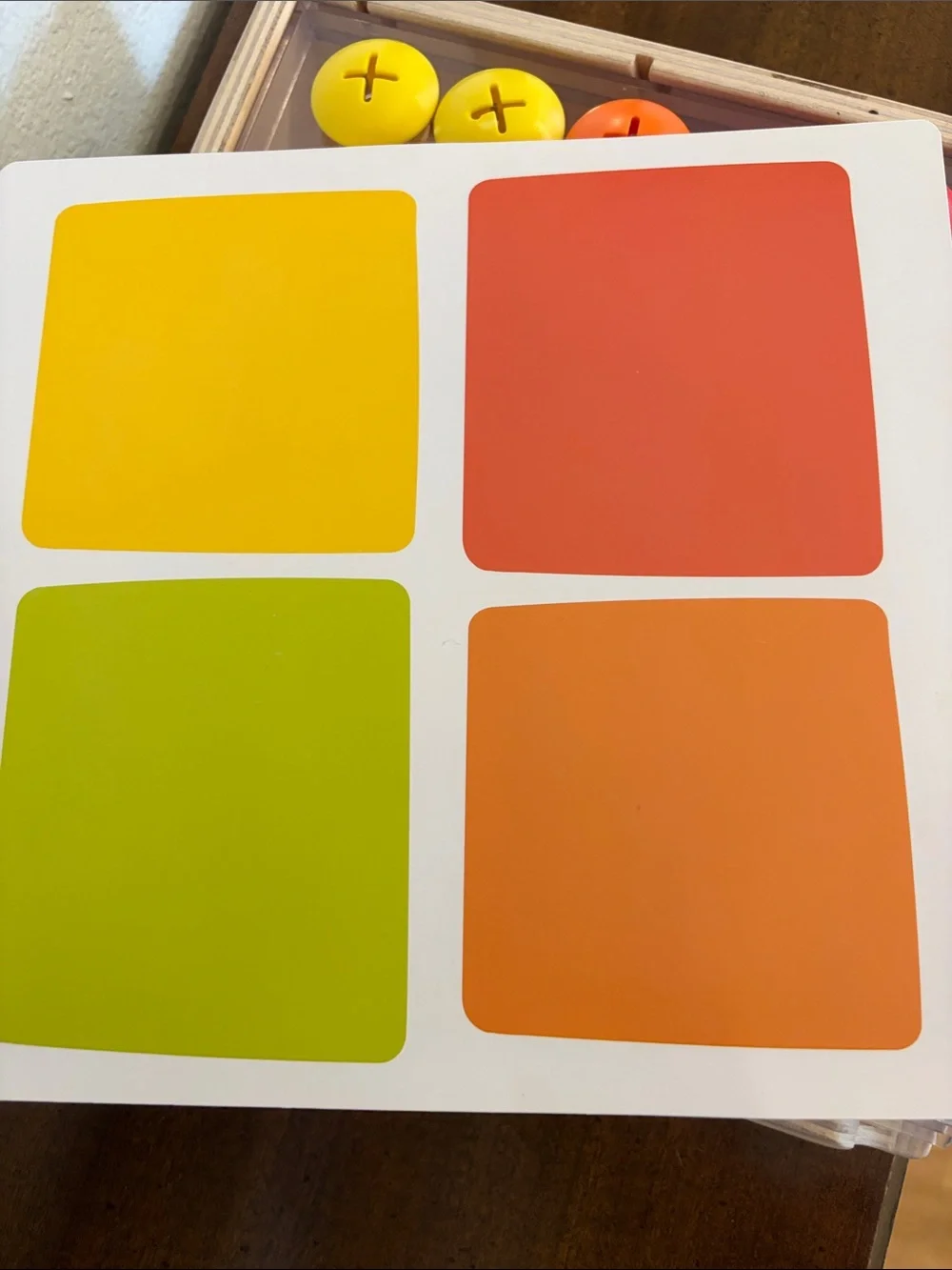 Lovevery Mosaic Button Board Color Sorting Pattern Fine Motor Toy